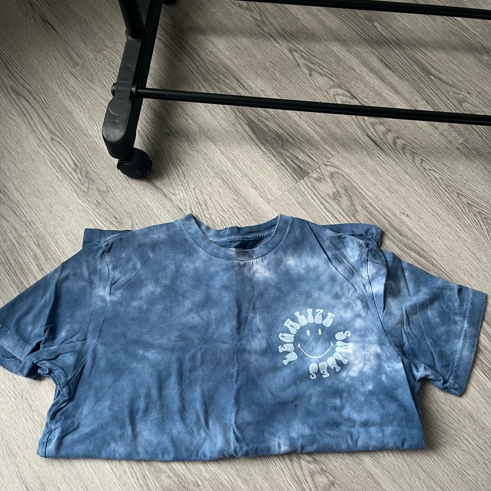 Blue Tie-Dye Short Sleeve Tee